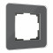 Werkel W0012440/ Рамка на 1 пост Elite (графит, стекло), a057878