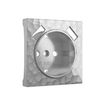 Werkel W1279506/ Накладка для розетки USB (hammer серебряный), a052147