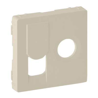 Legrand Valena LIFE.Лицевая панель розетки TV-RJ45.Слоновая кость, 754831