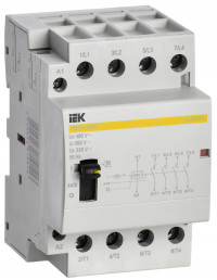 Контактор модульный с ручным упр. КМ63-40МР AC KARAT IEK, MKK22-63-40