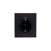 Розетка STRONG 1-ая с/з с/у, со шторками и крышкой 16А антрацит KRANZ, KR-78-0702-5 Розетка STRONG 1-ая с/з с/у, со шторками и крышкой 16А антрацит KRANZ, KR-78-0702-5