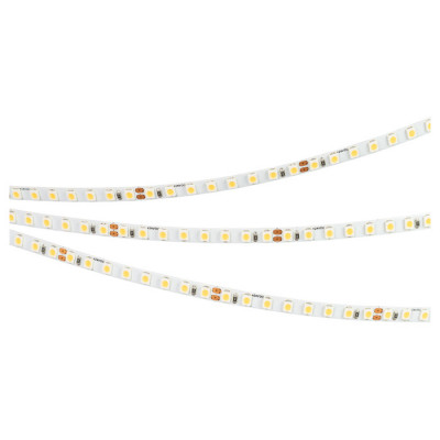 Светодиодная лента RT-A160-5mm 24V Warm3500 (9.6 W/m, IP20, 2835, 5m) (Arlight, Открытый), 037807