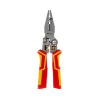 Плоскогубцы многофункциональные диэлектрические с тестером PRO 210мм KRANZ, KR-12-4656-3