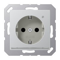 SCHUKO-розетка с LED подсветкой, A1520-OALLNW