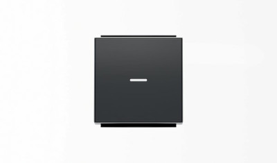 8501.3 NS - Клавиша для 1-клавишных выключателей/переключателей/кнопок с линзой подсветки, серия SKY, цвет чёрный бархат - 2CLA850130A1501