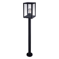 Arte Lamp BELFAST, Светильник уличный, цвет арматуры - черный, цвет плафона/декора - ПРОЗРАЧНЫЙ, 1х60W E27, A4569PA-1BK