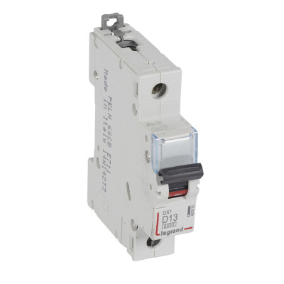 Legrand Автоматический выключатель DX? 6000 - 10 кА - тип характеристики D - 1П - 230/400 В~ - 13 А - 1 модуль, 407970