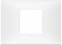 Vimar Накладка на 2 модуля центрально для коробки на 3 модуля, белая матовая, 09672.11 Vimar Накладка на 2 модуля центрально для коробки на 3 модуля, белая матовая, 09672.11