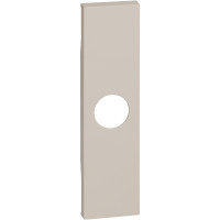 KM08 Bticino LIVING NOW. Лицевая панель для TV розеток и кабельных выводов с 1 отверстием 1 модуль.Цвет Песочный., KM08