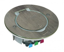 89701 - Встр. Блок Ip44 Круг.Нерж.2м, Legrand