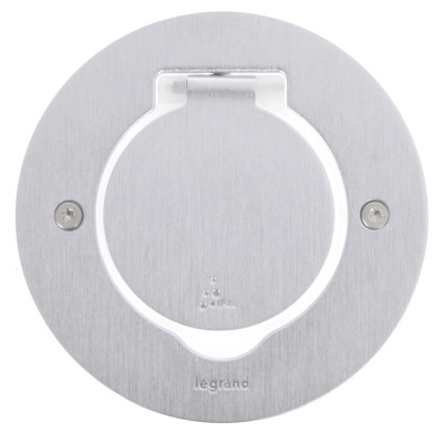 89701 - Встр. Блок Ip44 Круг.Нерж.2м, Legrand