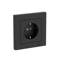 ATN001044S - ATLASDESIGN РОЗЕТКА с заземлением со шторками, 16А, в сборе, быстрозажим. клем., КАРБОН, Systeme Electric ATN001044S - ATLASDESIGN РОЗЕТКА с заземлением со шторками, 16А, в сборе, быстрозажим. клем., КАРБОН, Systeme Electric
