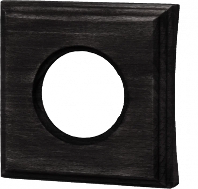Bironi Рамка 1 постовая (Угольно-черный на бревно 240мм) С.М., BF4C24-610-119