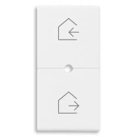 Vimar Две половинки клавиши 1 модуль,  символы сценария, белые, 09755.6