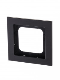 ABB Axcent металл/матовый черный Рамка 1-постовая