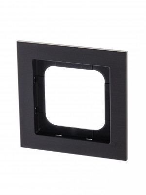 ABB Axcent металл/матовый черный Рамка 1-постовая