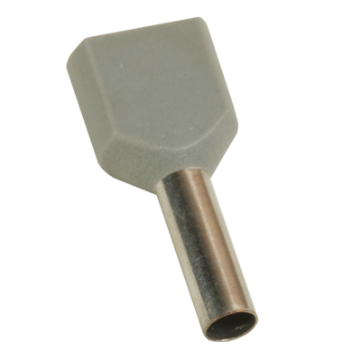 КЭАЗ Наконечник штыревой втулочный под два провода НШвИ2 OptiKit T-Shv2-PVC- 2,5-10(100шт), 278049