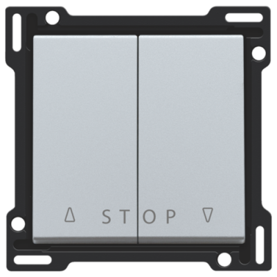 Niko Серебро Накладка на выключатель для жалюзи, 121-65918