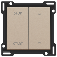 Niko Шампань Накладка на выключатель для жалюзи, 157-65905