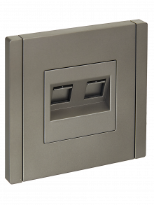 FORTE&PIANO Роз. комп. 2-ая RJ45 кат.5E FP533 ст. IEK, FP-K20-1-K46