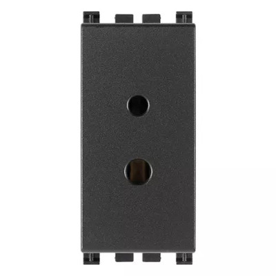 Vimar Розетка 2P 6A 24V поляризованная, серая, 19331