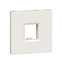 Лиц.плата W45 2мод 1xKeystone RAL9010