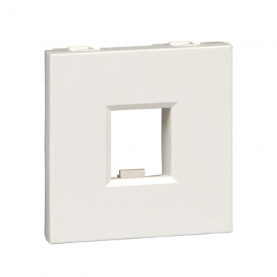 Лиц.плата W45 2мод 1xKeystone RAL9010