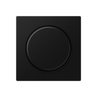 Накладка на роторные диммеры; термопласт; черный матовый, A1540BFSWM