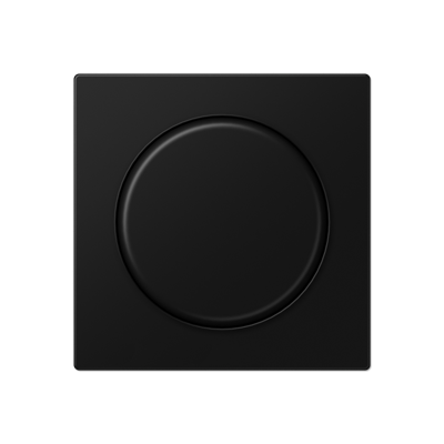 Накладка на роторные диммеры; термопласт; черный матовый, A1540BFSWM