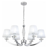 ST LUCE SL1756.103.06 Светильник подвесной ST-Luce Хром/Светло-серый E14 6*40W