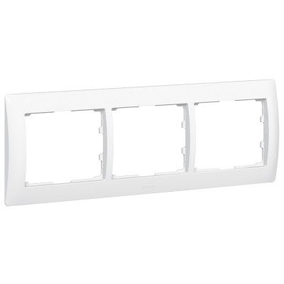Legrand Рамка - Galea Life - 3 поста - горизонтальный монтаж - White, 771003