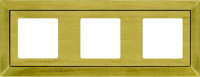FD01253PM Fede Barcelona Рамка 3-ная, Matt Patina