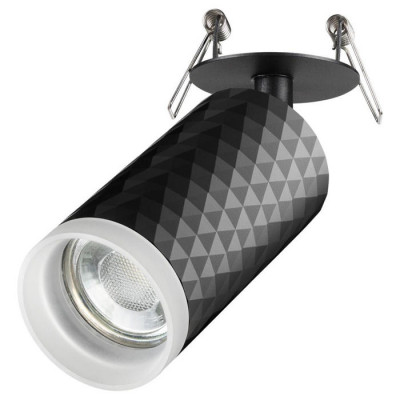 Novotech 370851 SPOT NT22 236 черный Светильник встраиваемый IP20 GU10 9W 220V BRILL