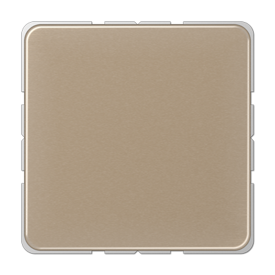 Крышка без отверстий с несущим каркасом для произвольных вырезов; золотая бронза, CD594-0GB