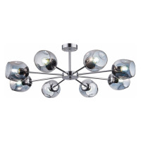 Evoluce SLE155402-08 Светильник потолочный Хром/Дымчатый E27 8*60W