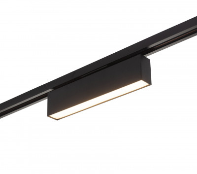 Denkirs DK6430-BK Трековый светильник IP 20, 10 Вт, LED 3000, черный, алюминий