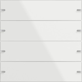 502412 Gira Наб.клвш. 4-м сенс.выкл.4 TS4 белое стекло