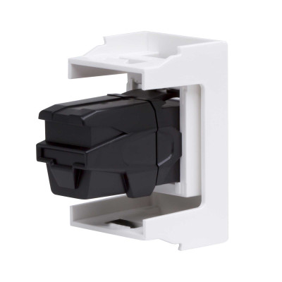 ДКС USB 3.0 розетка, Viva, белая, 1 мод., 43018