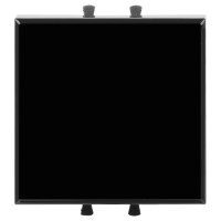 4402102 - ДКС Выключатель одноклавишный модульный, "Avanti", "Черный квадрат", 2 модуля