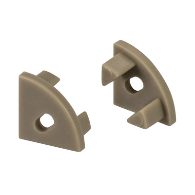 Заглушка SL-KANT-H11 OLIVE GREY c отверстием (Arlight, Пластик), 038368