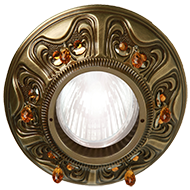 FD1006RPBCL Fede Светильник Siena CRYSTAL DE LUXE, Bright Patina