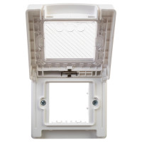 4400922 - ДКС Рамка для монтажа в стену "Avanti", IP55, "Белое облако", 2 модуля