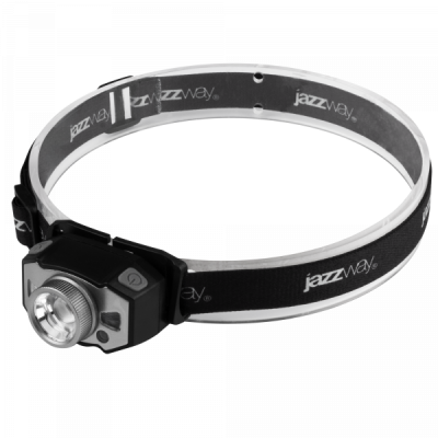 Jazzway Фонарь налобный Фонарь AccuH1-L5WZ-bk (черно-сер.), 5036642