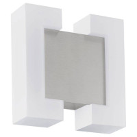 95987 Уличный светодиодный светильник настенный SITIA, 2х4,8W(LED), 180х180, гальв. сталь, никель ма