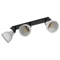 43829 Спот MATLOCK, 3Х40W, E27, L740, B145, H225, сталь, серый, черный