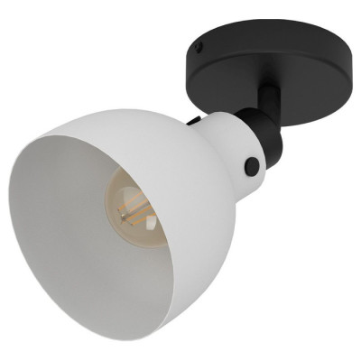 43827 Спот MATLOCK, 1Х40W, E27, L245, B145, H225, сталь, серый, черный