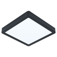 99256 Светодиод. накладной светильник FUEVA 5, 17W (LED), 210х210, H28, 2100lm, 4000K, сталь, черн