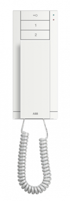 M22002-W - Абонентское устройство, трубка, 3 клавиши, белая - 2TMA070020W0054