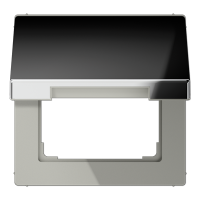 Крышка откидная для штепсельных розеток с платой 50?50 мм; полированный хром, GCR2990KL