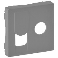 754832 - Valena LIFE.Лицевая панель розетки TV-RJ45.Алюминий, Legrand 754832 - Valena LIFE.Лицевая панель розетки TV-RJ45.Алюминий, Legrand